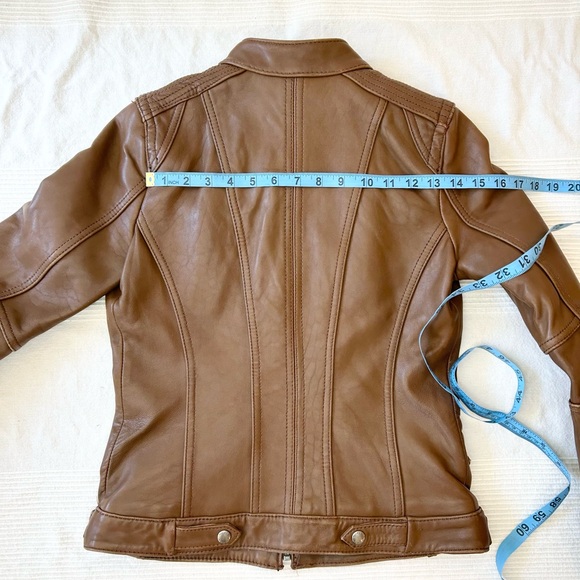 Michael Kors Moto Leather Jacket - Picture 9 of 15